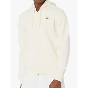 Lacoste Long Sleeve Solid Color Sweatshirt Lapland White S